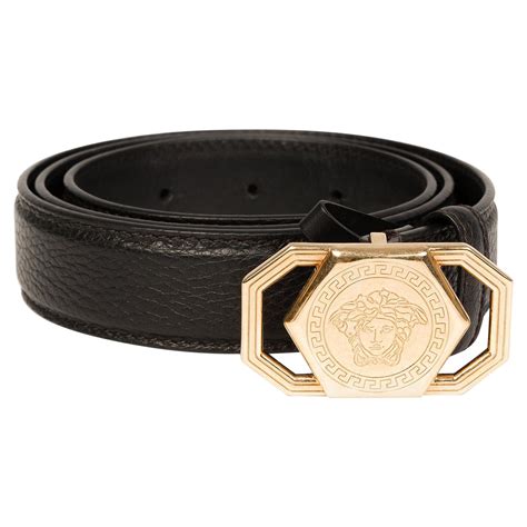 versace belt size guide|versace medusa black belt.